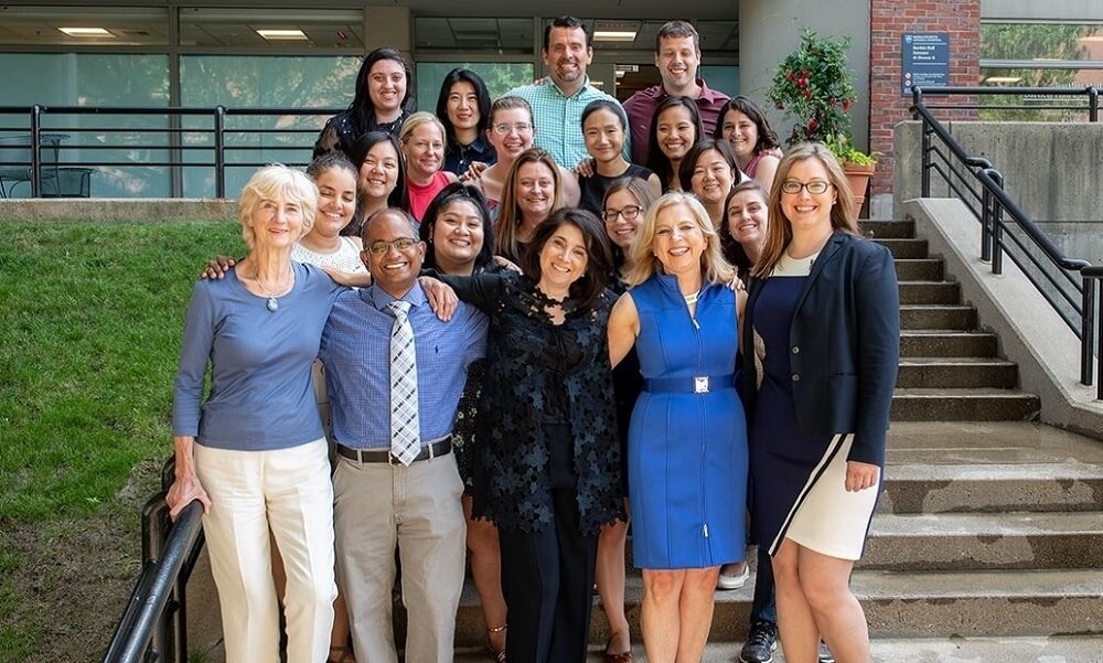 The Reproductive Endocrine Unit team poses for a photo. The Reproductive Endocrine Unit team poses for a photo.